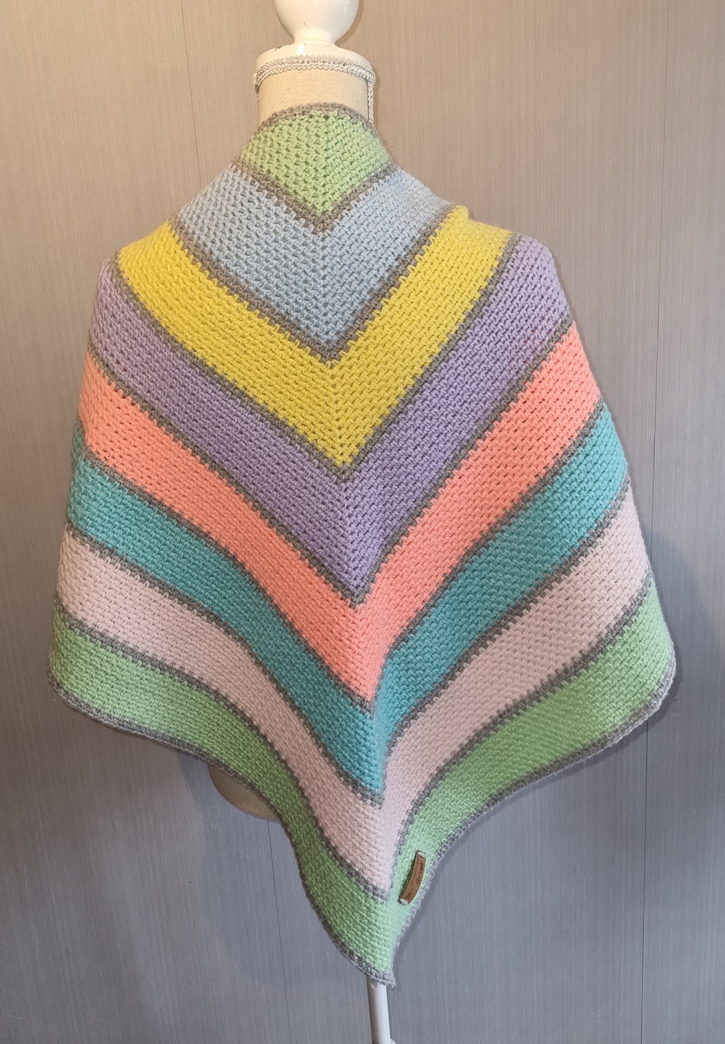 Omslagdoek Pastel Regenboog