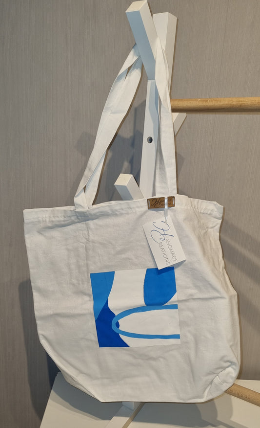 Handgeschilderde Tote-Bag