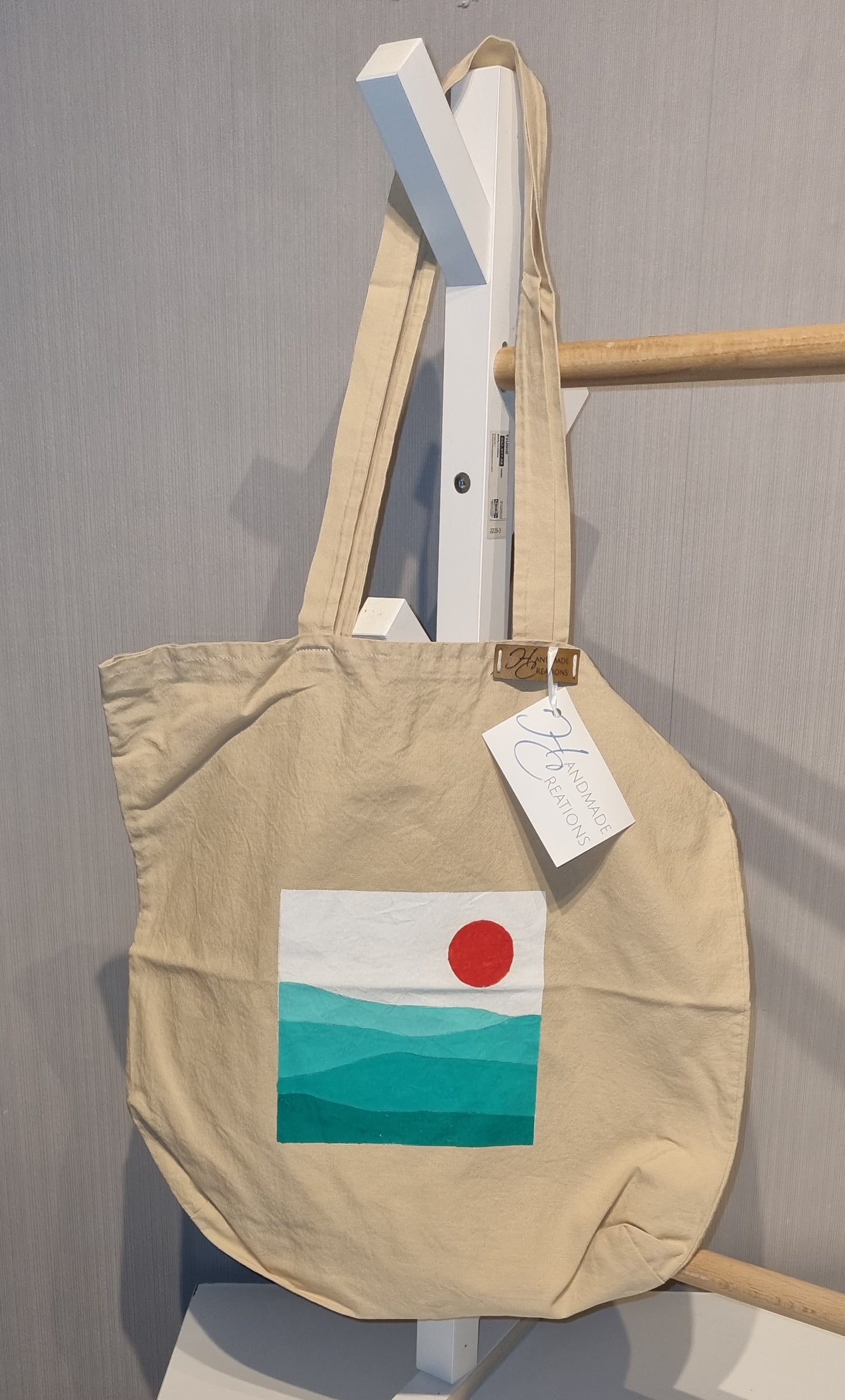 Handgeschilderde Tote-Bag