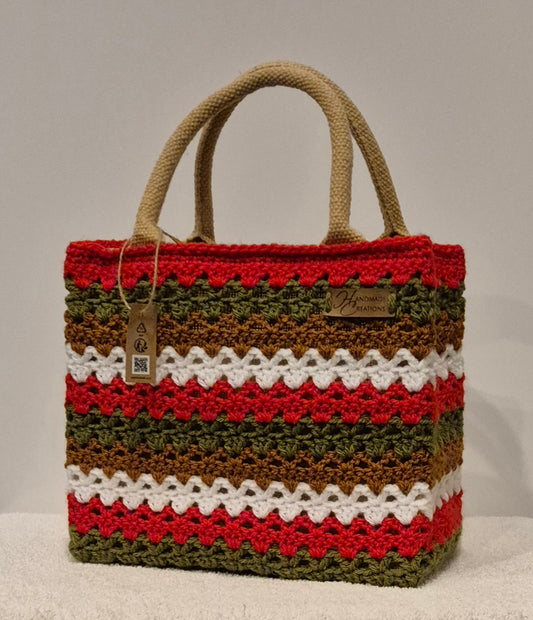 Jute Tas - Omhaakt - Small