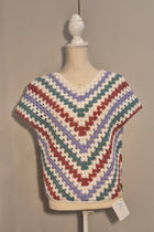 T-Shirt in chevronpatroon
