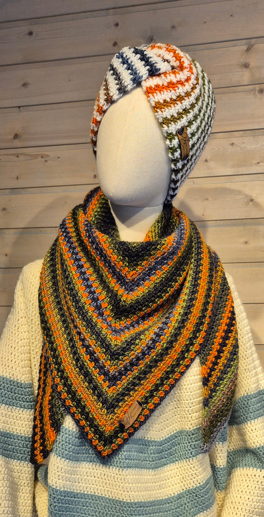 Omslagdoek - Herfstkleuren