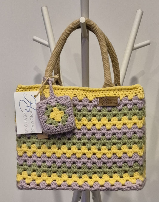 Jute Tas - Omhaakt - Small
