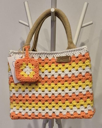 Jute Tas - Omhaakt - Small