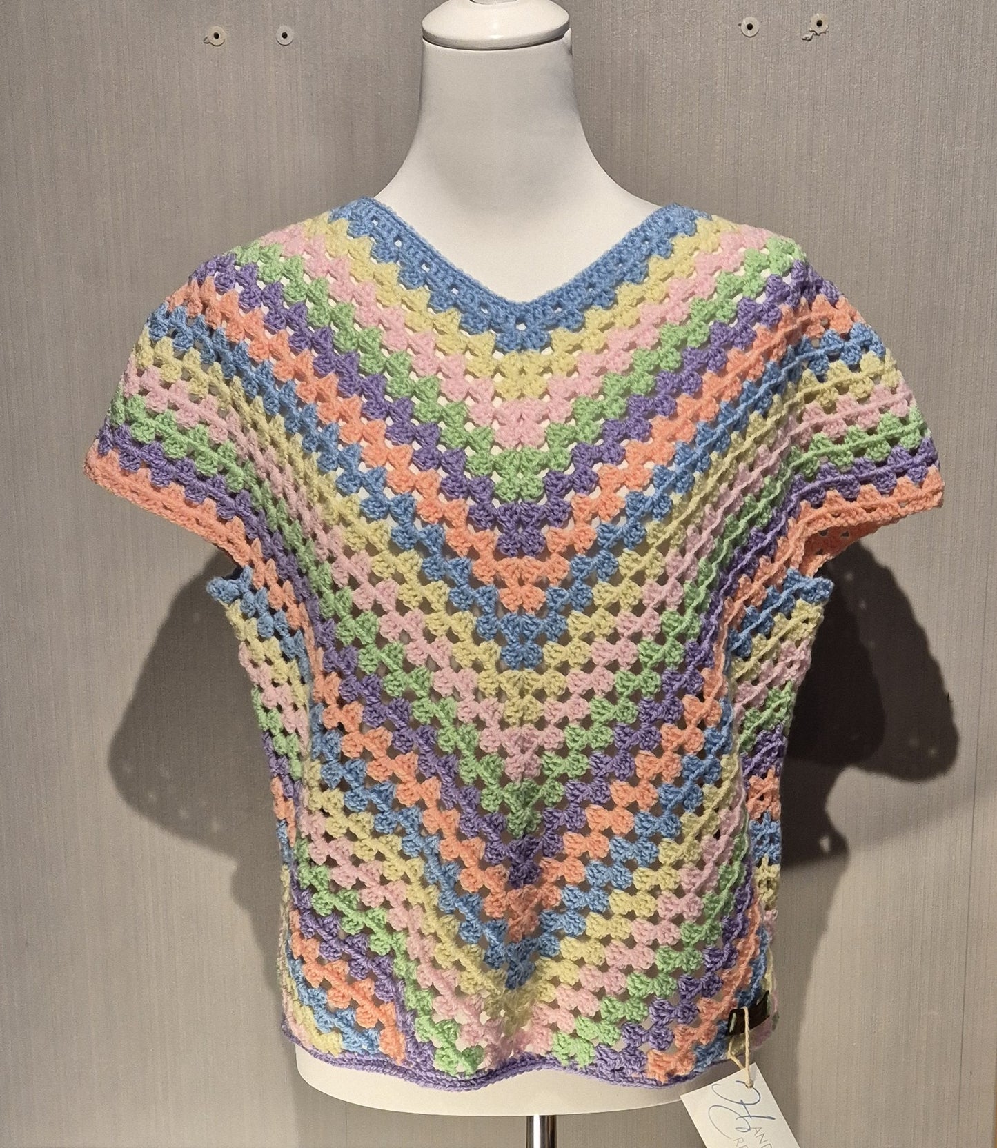 T-Shirt in chevronpatroon