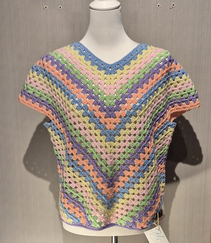 T-Shirt in chevronpatroon